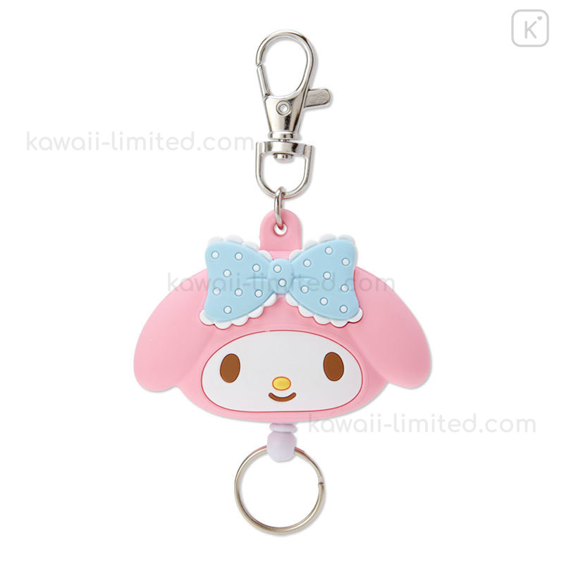 New SANRIO My Melody Cute key chains holder with a tiny bell mascot strap 