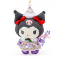 Japan Sanrio Christmas Fairy Keychain Plush - Kuromi - 2