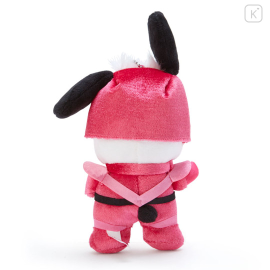 Japan Sanrio Keychain Plush - Pochacco : Hapidanbui Hero - 3