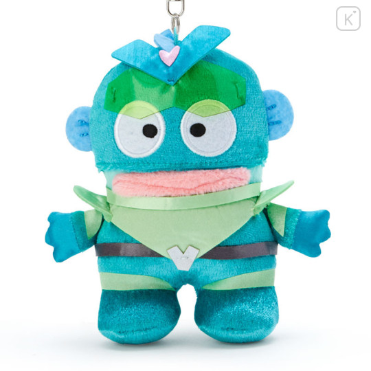 Japan Sanrio Keychain Plush - Hangyodon : Hapidanbui Hero - 2