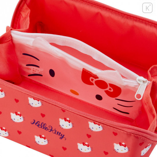 Japan Sanrio Pacapo Cosmetic Pouch (M) - Hello Kitty - 4