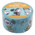 Japan Peanuts Washi Paper Masking Tape - Snoopy Cheer Blue - 1
