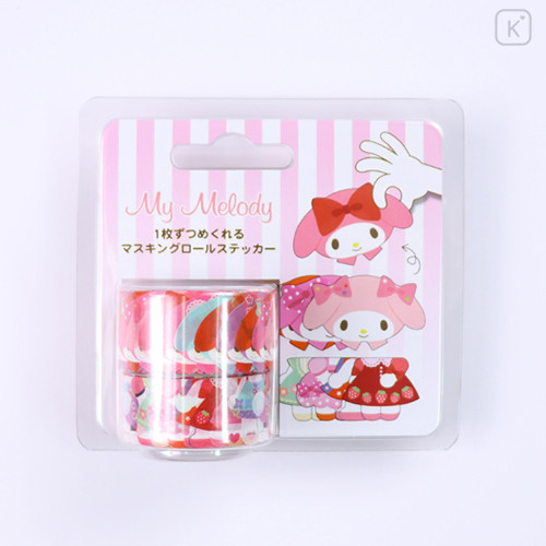 Japan Sanrio Washi Roll Sicker Set - My Melody - 2