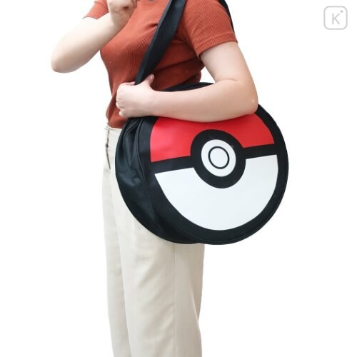 Japan Pokemon Shoulder Bag - Die-Cut Monster Ball - 2