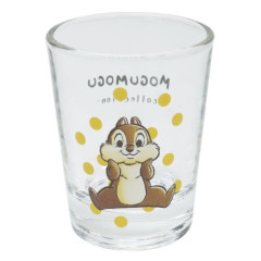 Japan Disney Mini Glass Tumbler - Chip