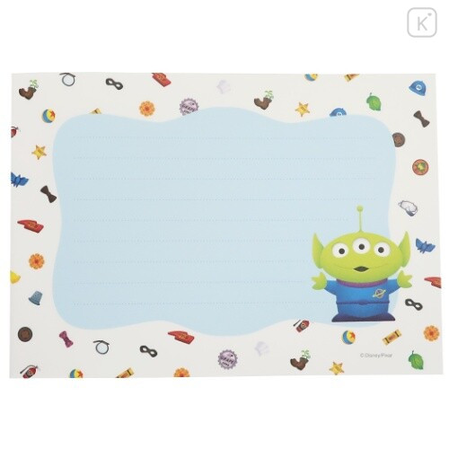 Japan Disney A6 Notepad - Toy Story Little Green Men Cosplay - 5