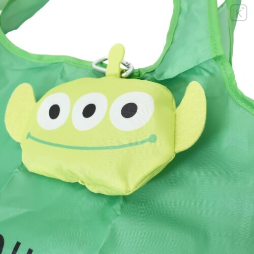 Japan Disney Eco Shopping Bag - Toy Story Little Green Men Face - 5
