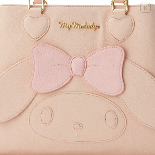 Japan Sanrio Synthetic Leather Tote Bag - My Melody - 4