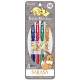 Japan Pokemon Sarasa Clip Gel Pen 4pcs Set - Eevee & Pikachu