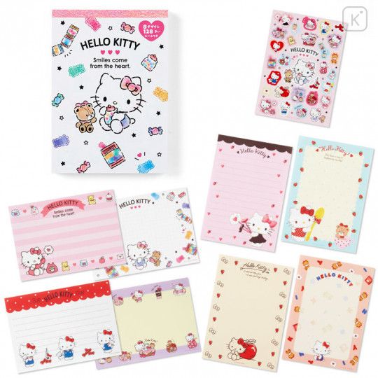 Japan Sanrio A6 Notepad Set - Hello Kitty - 2