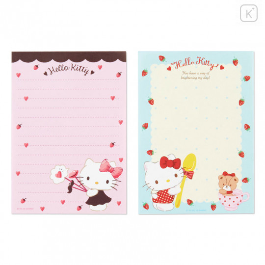 Japan Sanrio A6 Notepad Set - Hello Kitty - 3