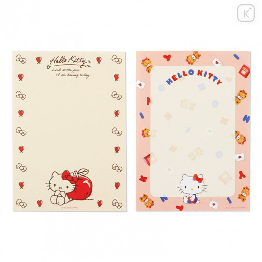 Japan Sanrio A6 Notepad Set - Hello Kitty - 4
