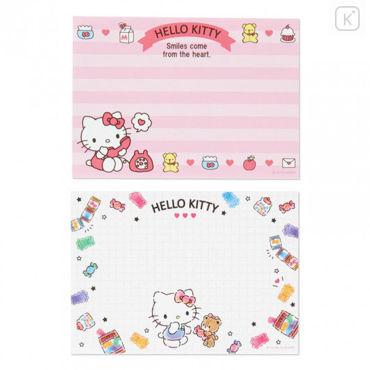Japan Sanrio A6 Notepad Set - Hello Kitty - 5