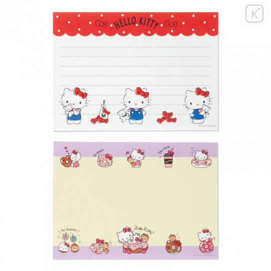 Japan Sanrio A6 Notepad Set - Hello Kitty - 6