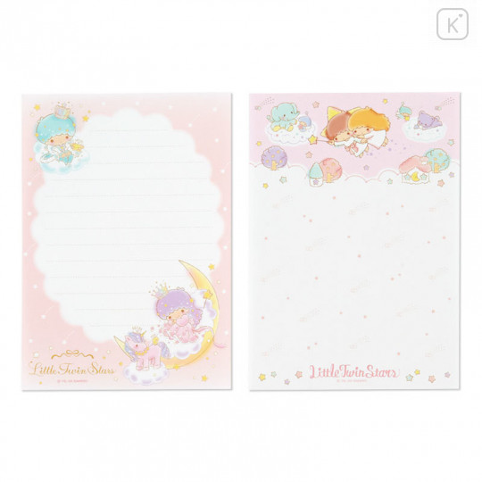 Japan Sanrio A6 Notepad Set - Little Twin Stars - 3