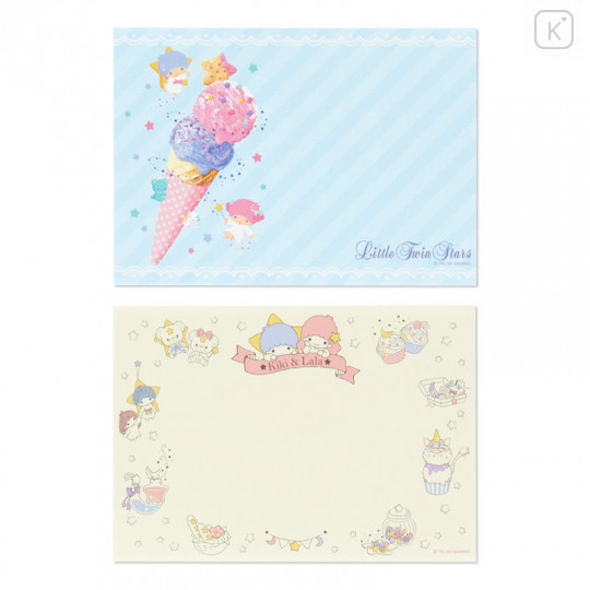Japan Sanrio A6 Notepad Set - Little Twin Stars - 5