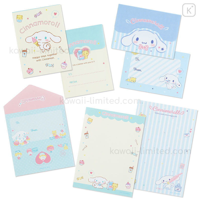 Japan Sanrio Mini Letter Set - Cinnamoroll | Kawaii Limited