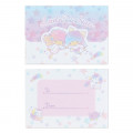Japan Sanrio Mini Letter Set - Little Twin Stars - 7