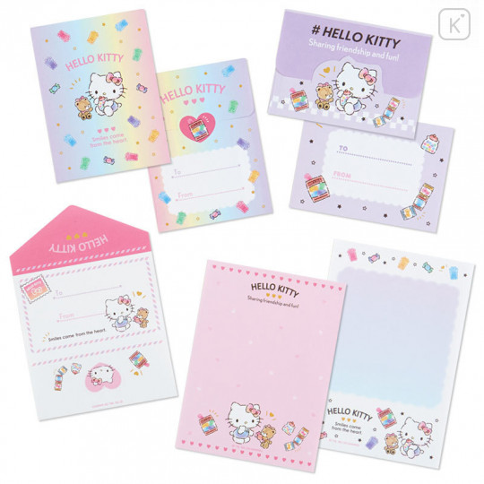 Japan Sanrio Mini Letter Set - Hello Kitty - 2