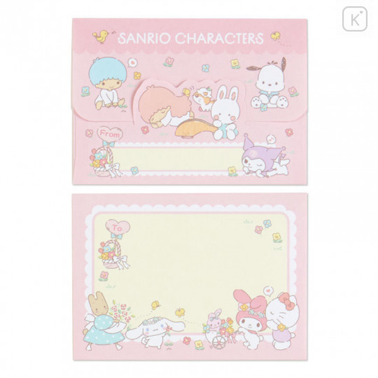 Japan Sanrio Mini Letter Set - Sanrio Family - 7