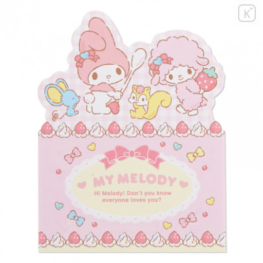 Japan Sanrio Diecut Mini Letter Set - My Melody - 3
