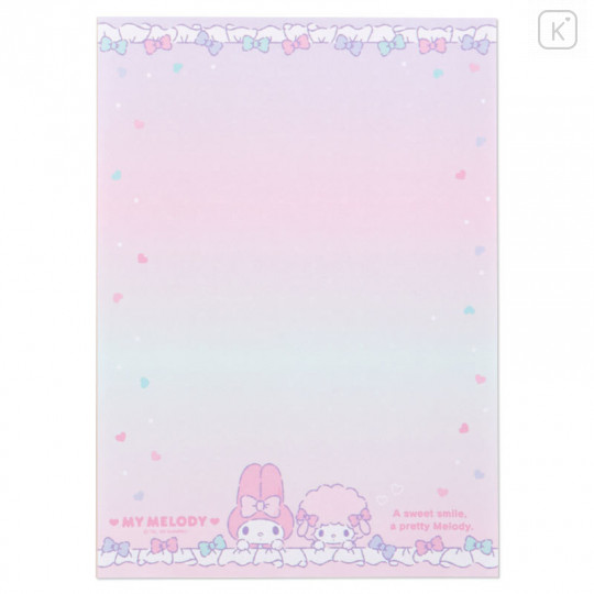 Japan Sanrio Diecut Mini Letter Set - My Melody - 5