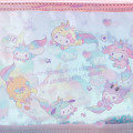 Japan Sanrio Vinyl Pouch (M) - Sanrio Family Unicorn Party - 5