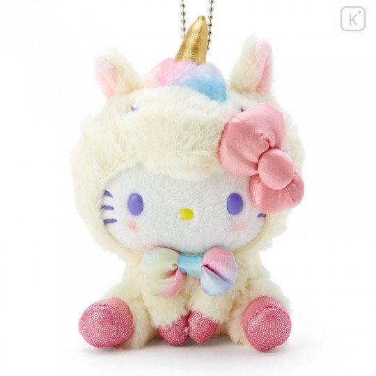 Japan Sanrio Unicorn Party Keychain Plush - Hello Kitty - 2