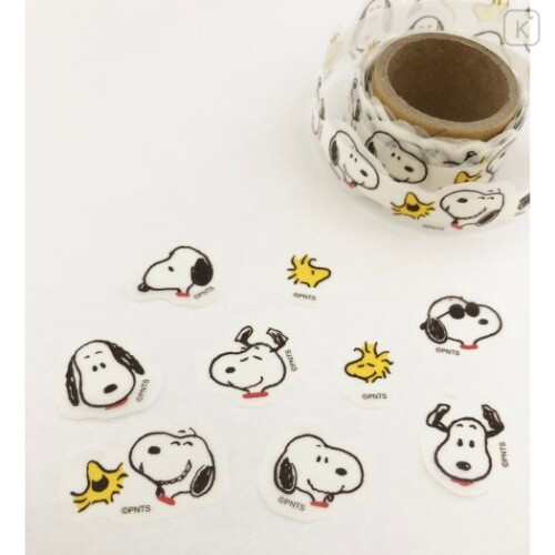 Japan Peanuts Peta Roll Washi Sticker - Snoopy - 5