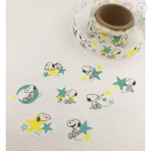 Japan Peanuts Peta Roll Washi Sticker - Snoopy & Star - 5
