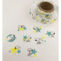 Japan Peanuts Peta Roll Washi Sticker - Snoopy & Star - 5