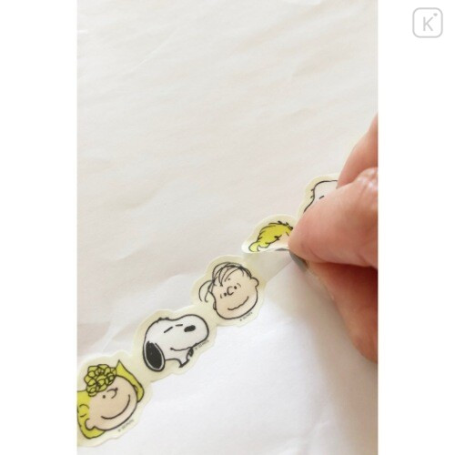 Japan Peanuts Peta Roll Washi Sticker - Snoopy & Friends - 4