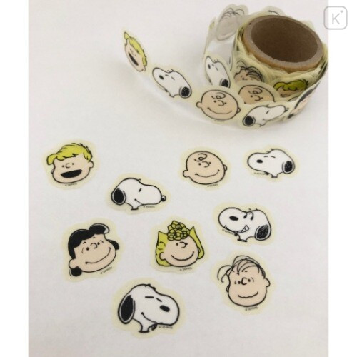 Japan Peanuts Peta Roll Washi Sticker - Snoopy & Friends - 5