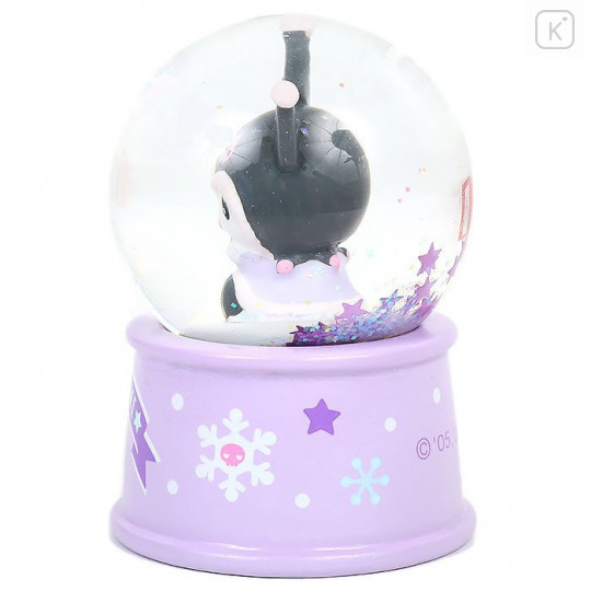 Japan Sanrio Mini Snow Globe - Kuromi - 2