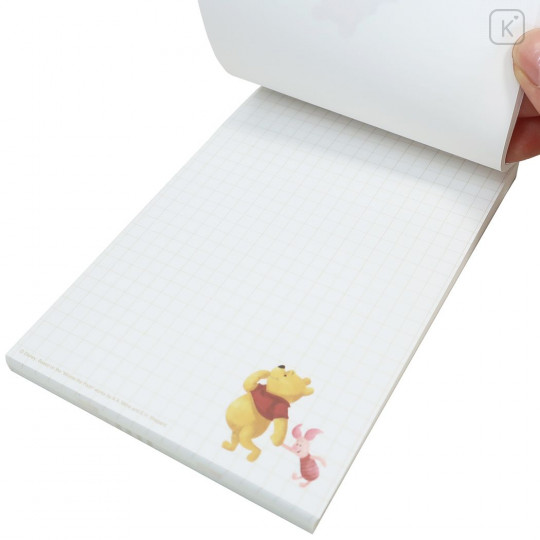 Japan Disney A6 Notepad - Winnie The Pooh - 3
