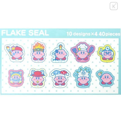 Japan Kirby Masking Seal Flake Sticker - Glitter Cosplay Green - 3