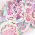 Japan Kirby Masking Seal Flake Sticker - Glitter Cosplay Pink - 2