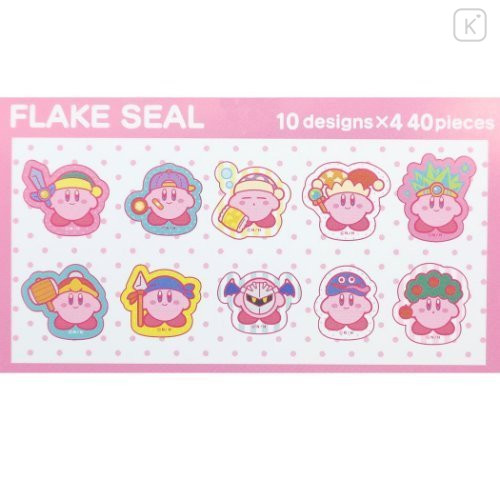 Japan Kirby Masking Seal Flake Sticker - Glitter Cosplay Pink - 3