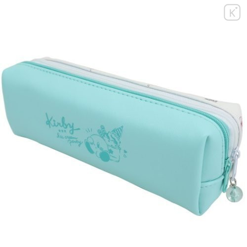 Japan Nintendo Zipper Makeup Stationery Pencil Bag Pouch - Kirby Ice Cream - 4