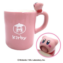 Japan Nintendo Ceramics Mug - Kirby Pink
