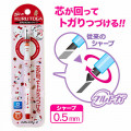 Japan Sanrio Kuru Toga Mechanical Pencil - Hello Kitty / Apple - 1