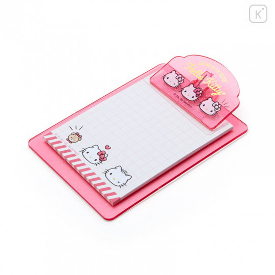 Japan Sanrio Mini Clipboard & Memo - Hello Kitty - 1