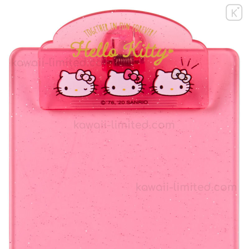 Hello Kitty Mini Clip Borad with Meno Pad 