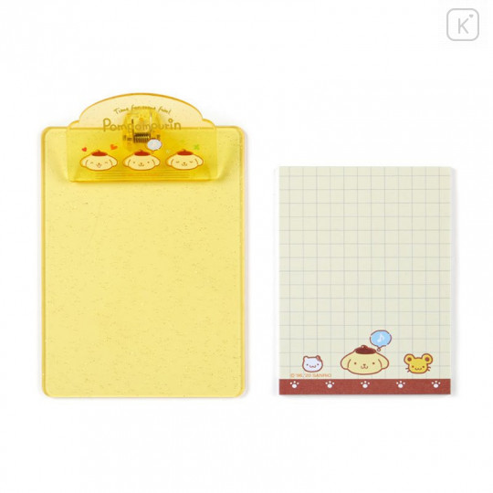 Japan Sanrio Mini Clipboard & Memo - Pompompurin - 2