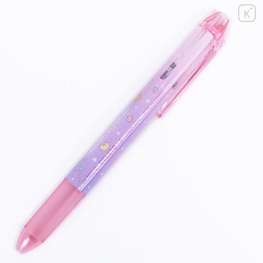 Japan Sanrio Hi-Tec-C Coleto 4 Color Multi Gel Pen - Little Twin Stars - 2