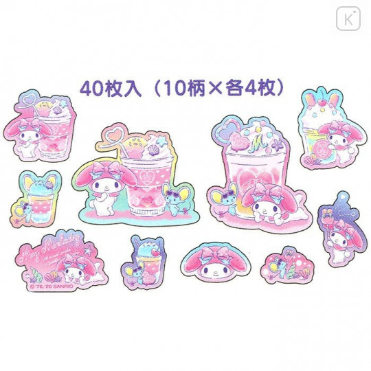 Japan Sanrio Summer Stickers with T-shirt Bag - My Melody - 4