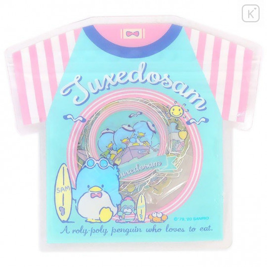 Japan Sanrio Summer Stickers with T-shirt Bag - Tuxedosam - 1