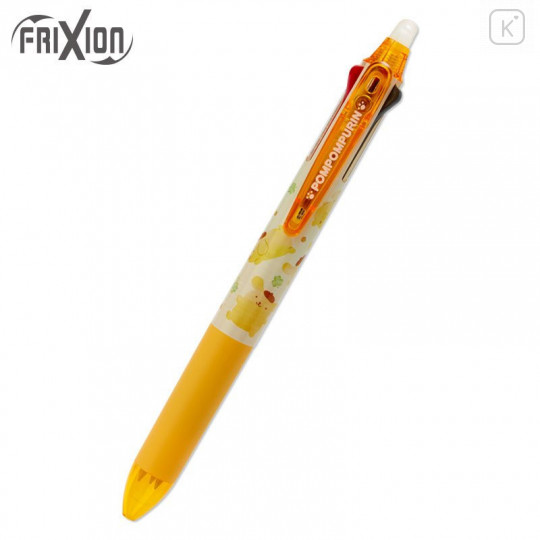 Japan Sanrio FriXion Erasable 3 Color Multi Gel Pen - Pompompurin - 1