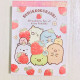 Japan San-X Mini Notepad - Sumikko Gurashi / Strawberry