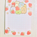 Japan San-X Mini Notepad - Sumikko Gurashi / Strawberry - 2